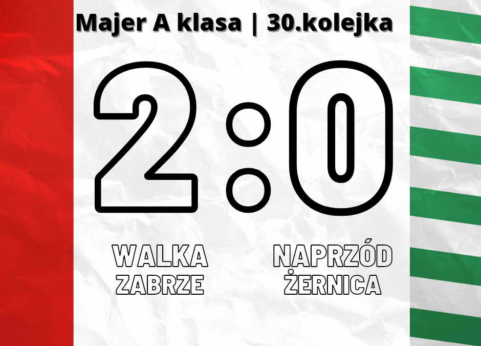 A klasa: Walka Zabrze 2:0 Naprzód (relacja)
