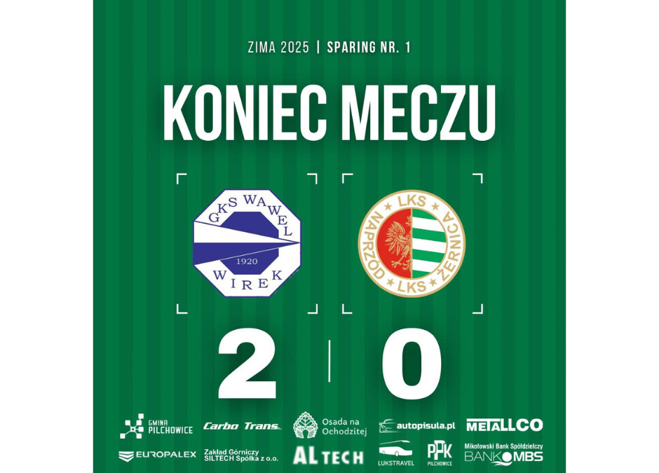 Sparing: Wawel Wirek 2:0 Naprzód