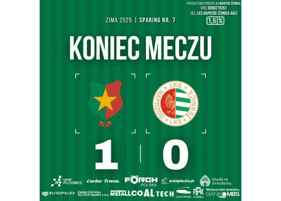 Sparing: Gwiazda Chudów 1:0 Naprzód