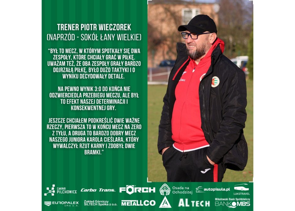Komentarz trenera po meczu z Sokołem
