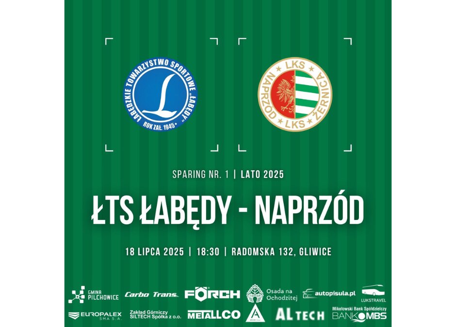 ŁTS Łabędy pierwszym sparingpartnerem