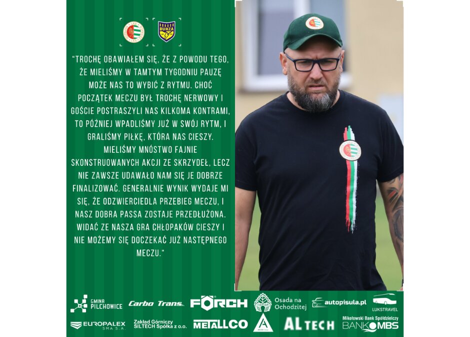 Wypowiedź trenera Wieczorka i Sebastiana Kubika po meczu z rezerwami Burzy