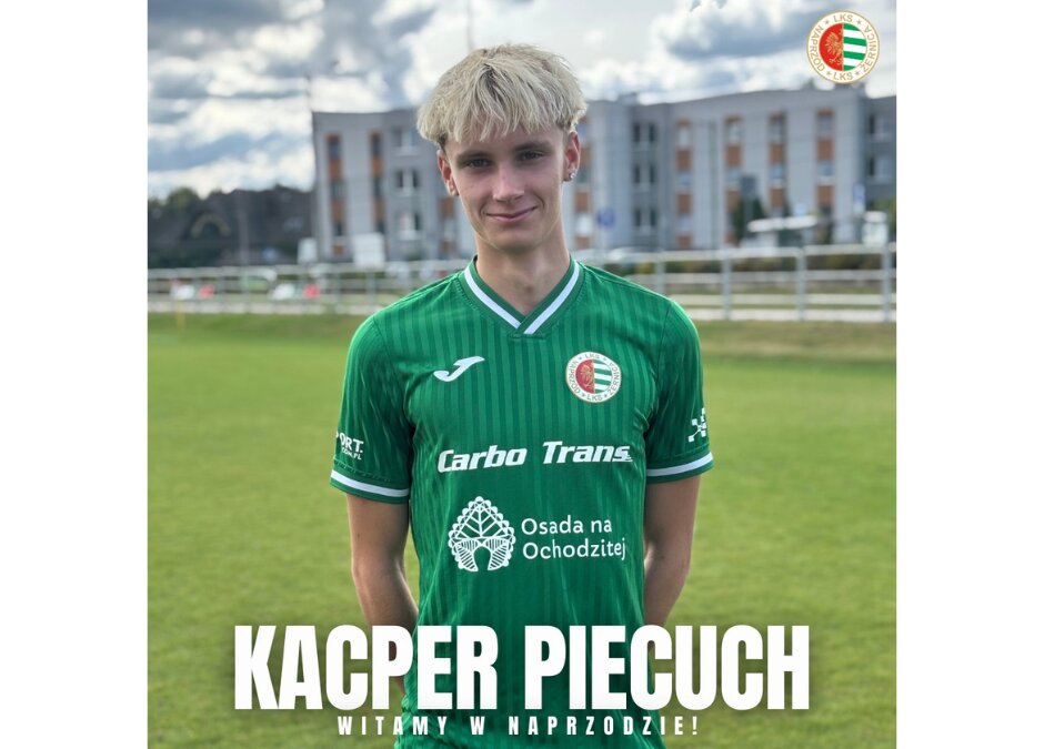 Kacper Piecuch zawodnikiem Naprzodu